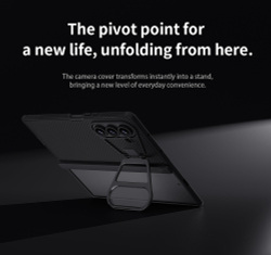 Чехол с MagSafe на смартфон Samsung Galaxy Fold 7, серия CamShield Prop Magnetic от Nillkin (версия с прозрачной крышкой объектива)