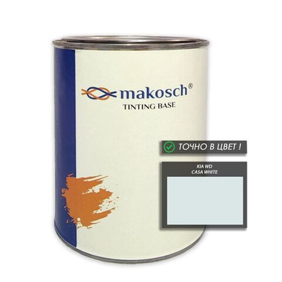 Автоэмаль makosch/KIA WD, Базовая эмаль, белый, база, 800мл.