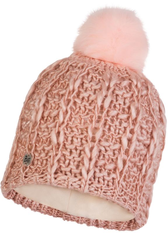 Шапка вязаная с флисом Buff Hat Knitted Polar Liv Coral Pink Фото 1