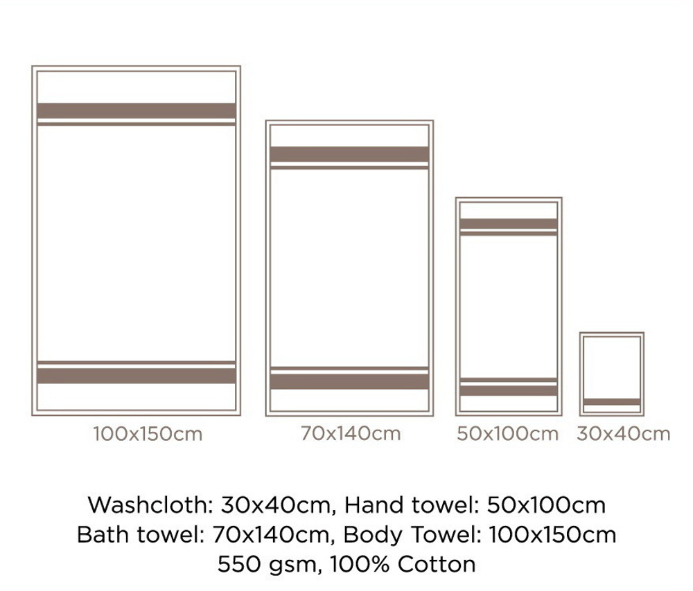 Полотенце 70х140 Hamam Pera зеленое
