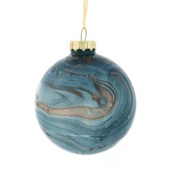 GAEM Украшение новогоднее Шар "Океан", D 8 см, L8 W8 H8 см