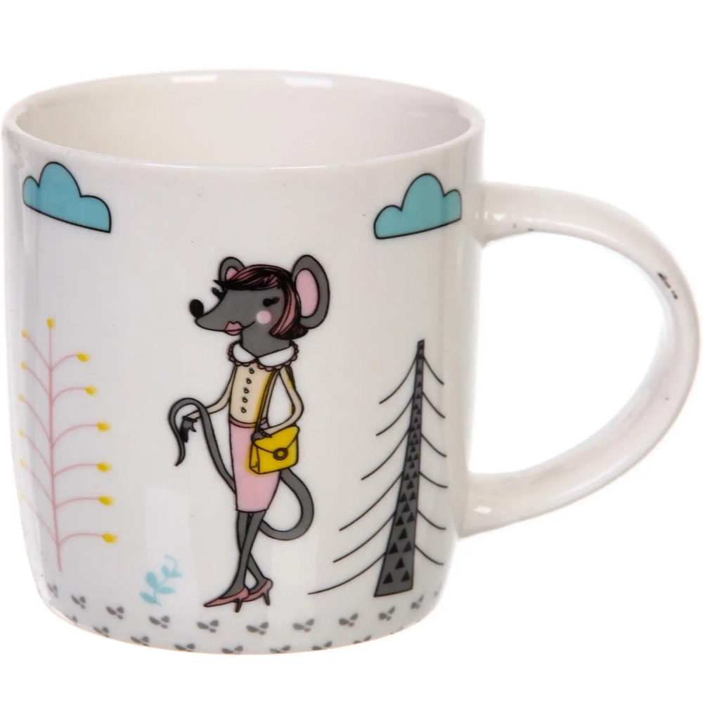 Кружка керамическая 350мл «Мышиная семейка»