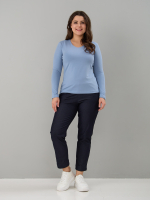 Лонгслив ЛНкл-080/небесный