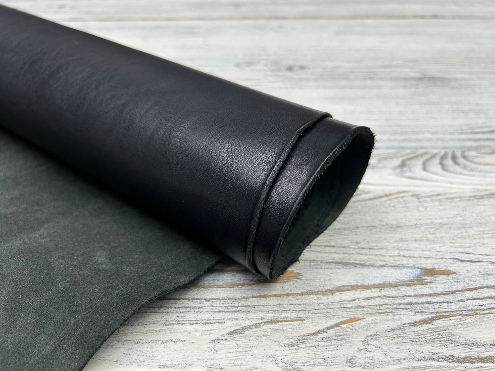 Vacchetta Extrella Nero (1,6-1,8 мм), цв. Черный, натуральная кожа