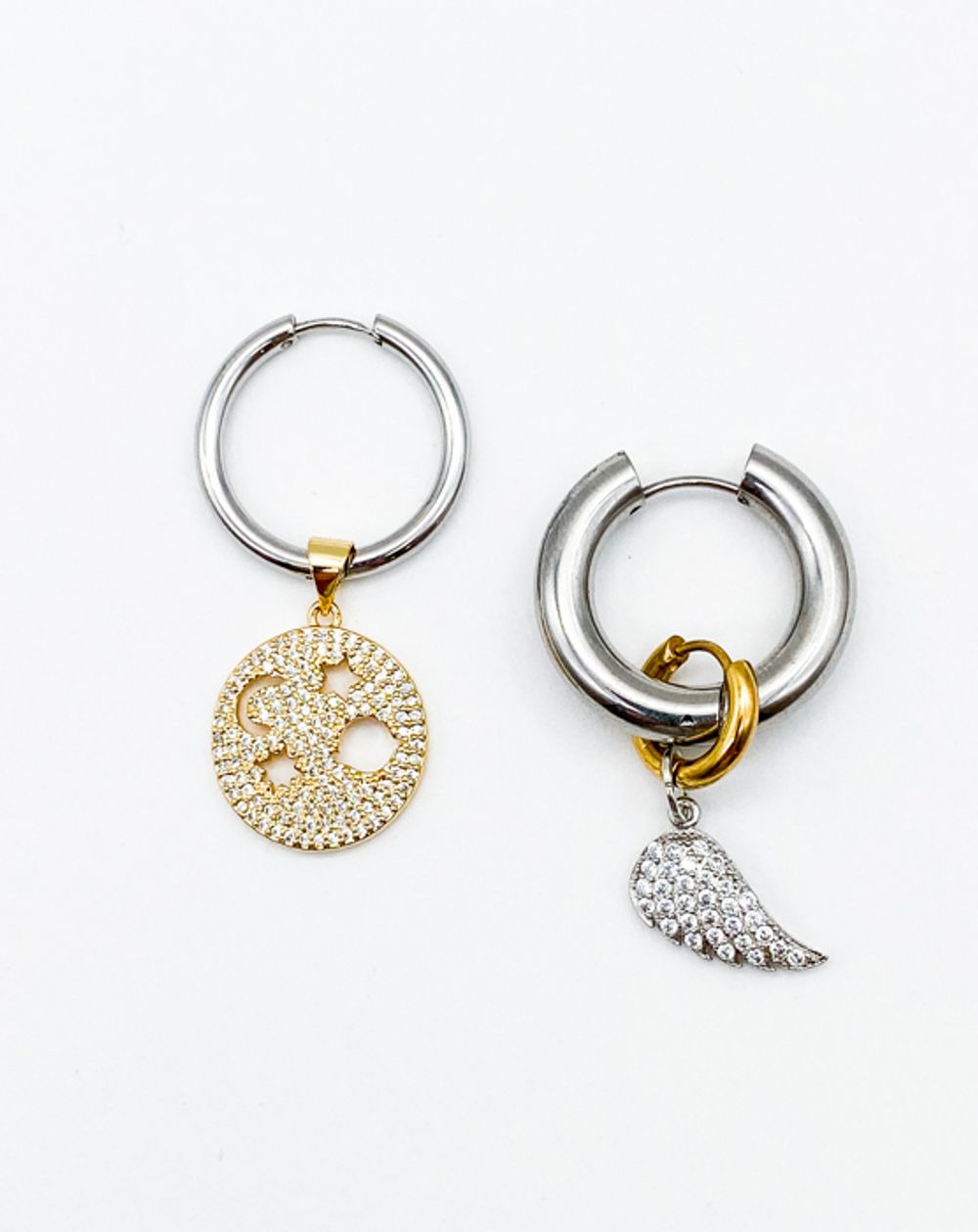 Подвеска Крыло с камнями