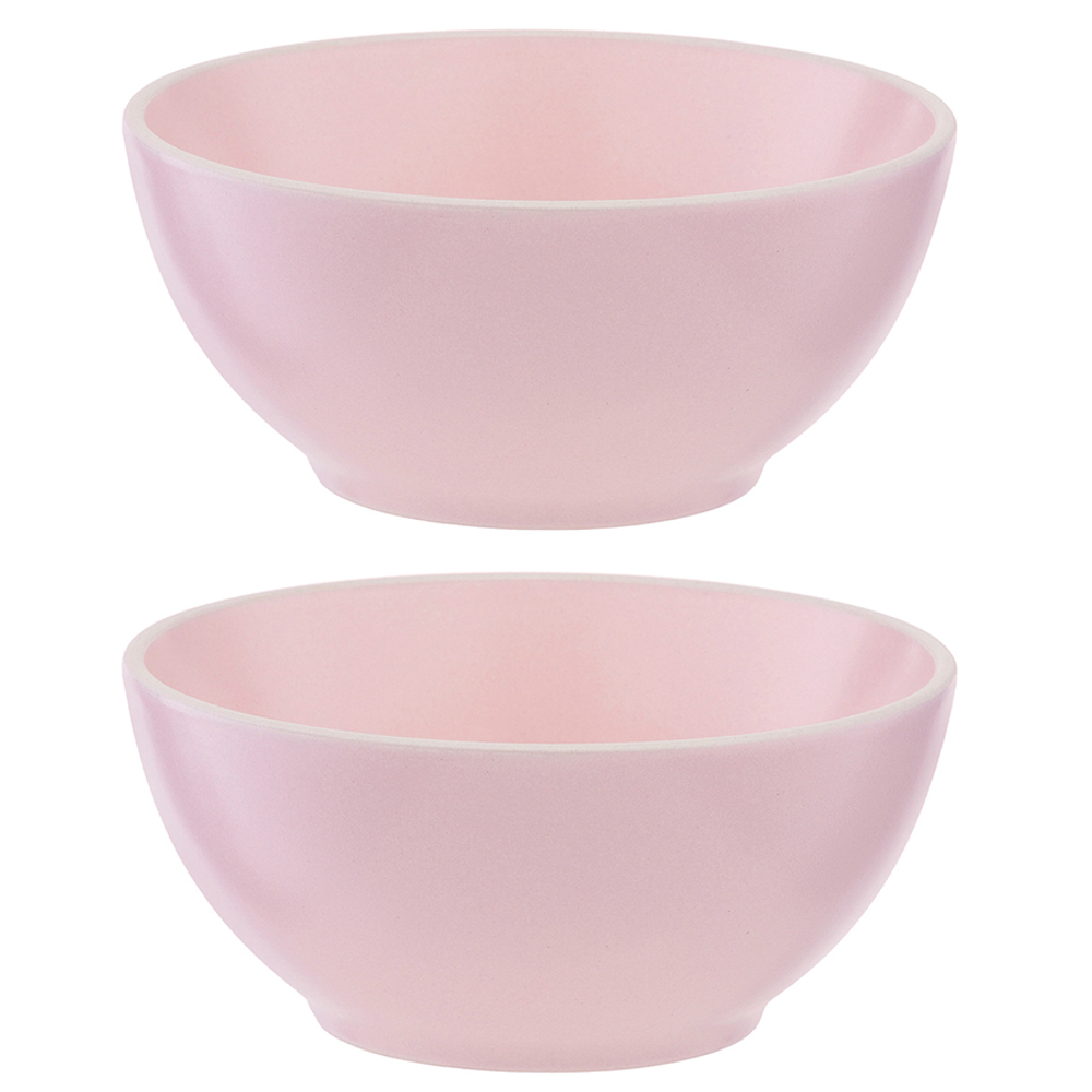 Набор чаш simplicity, 470 мл, розовые, 2 шт.