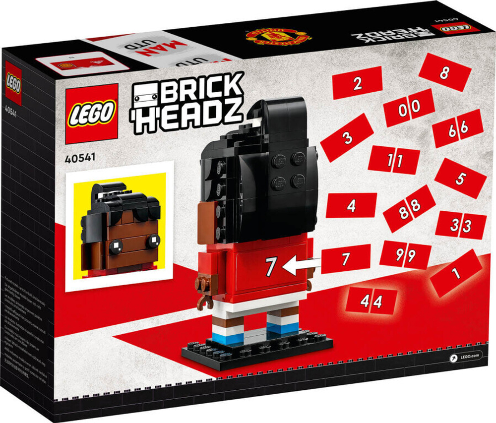 Конструктор LEGO BrickHeadz 40541 Манчестер Юнайтед