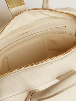 Vita Bag in butter-colored leather with gold details