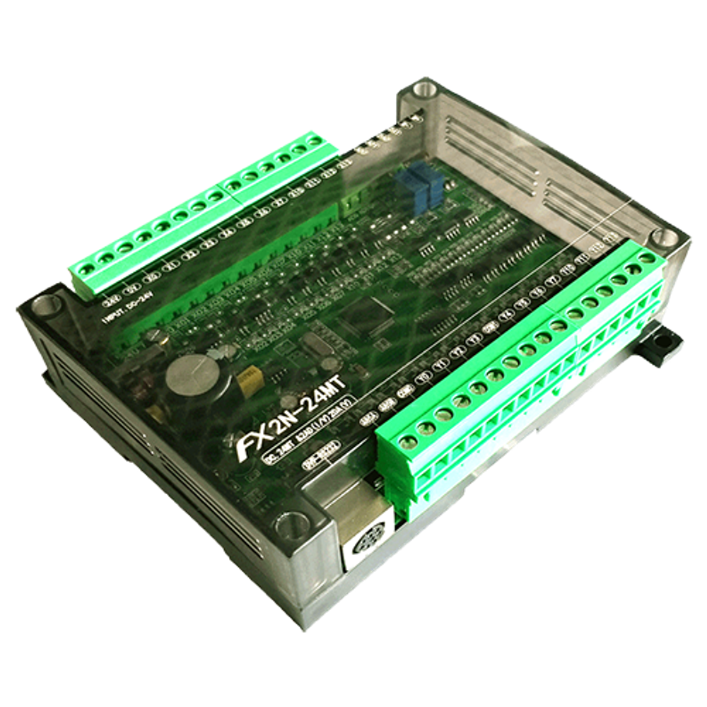 FX2N-24MT-2AD-2DA Программируемый логический контроллер 12 входов, 12 выходов