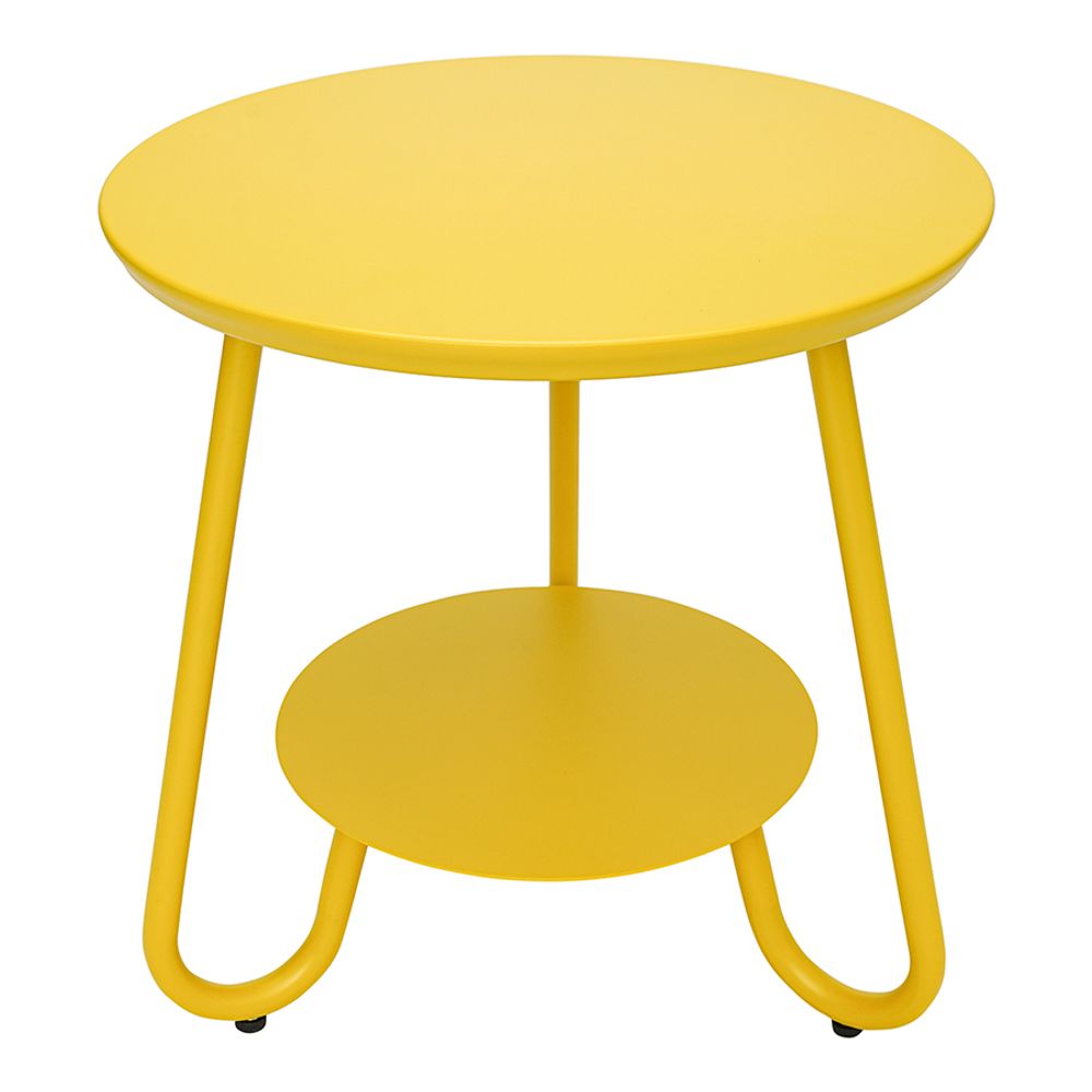 Столик Stian, Ø50 см, желтый