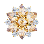 Брошь Fiore Luna Звезда Zircon XR14178A2 BR/G