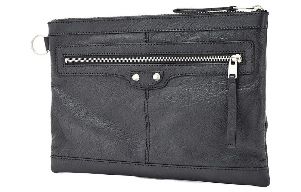 Balenciaga Sheepskin Clutch Large Men"s Gray