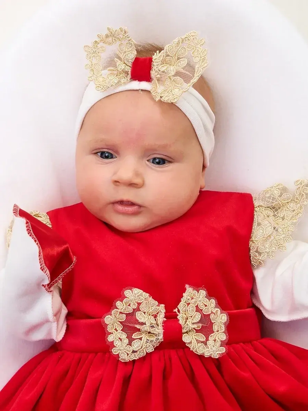 платье для новорожденной на выписку