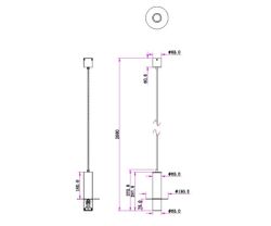 Kink Light 08457-1A,19 Подвес Каям черный/бронза GU10 5W