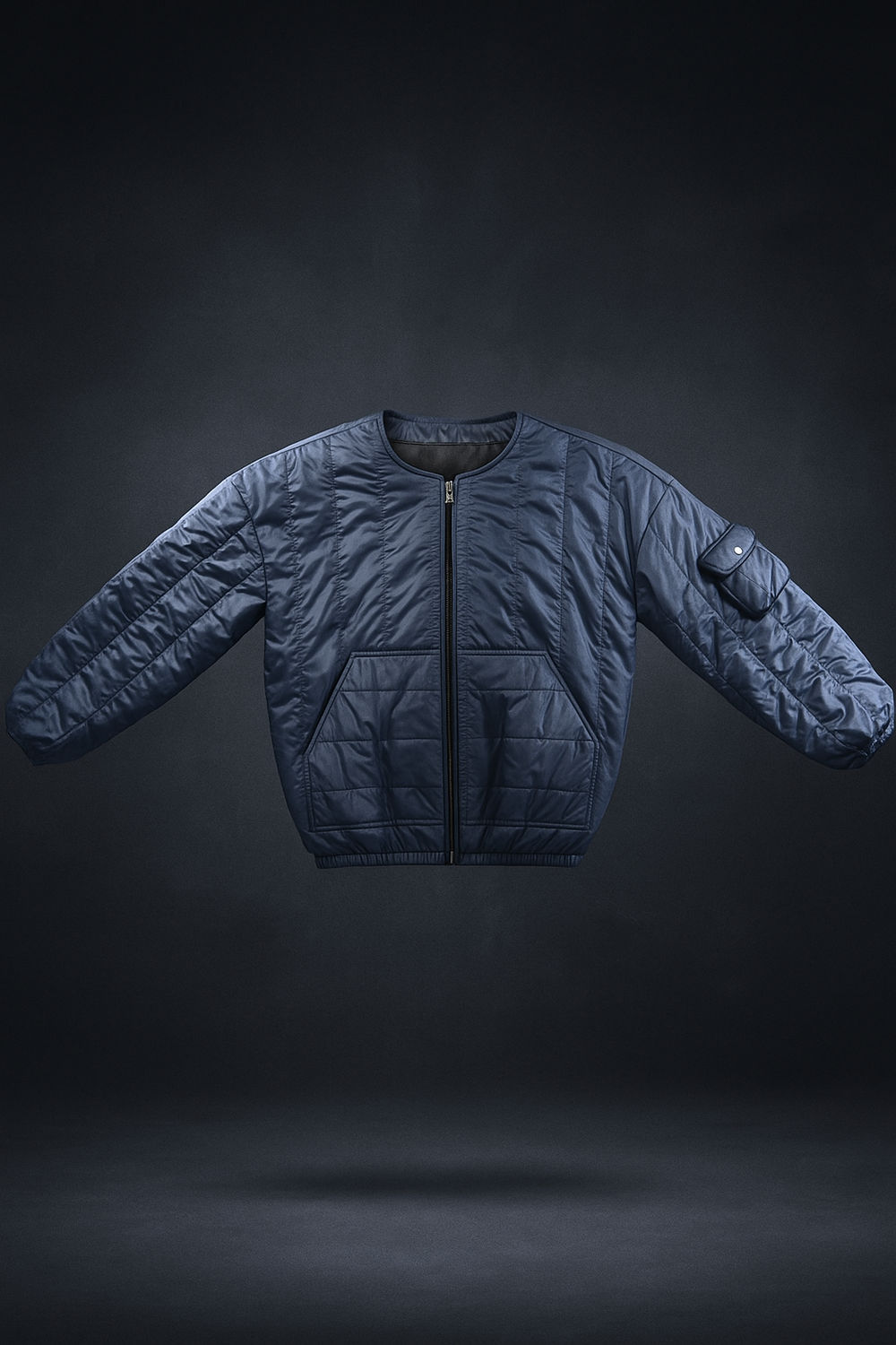 Hoodiember navy blue / pocket