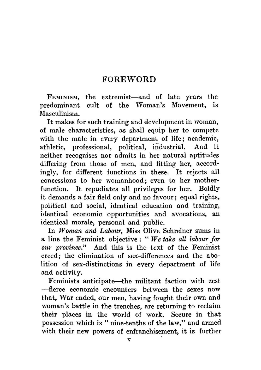 Feminism and sex-extinction | Kenealy Arabella