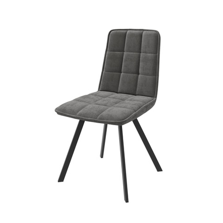 Стул ROM D, b28 ANTRACITE LUX/ЧЕРНЫЙ