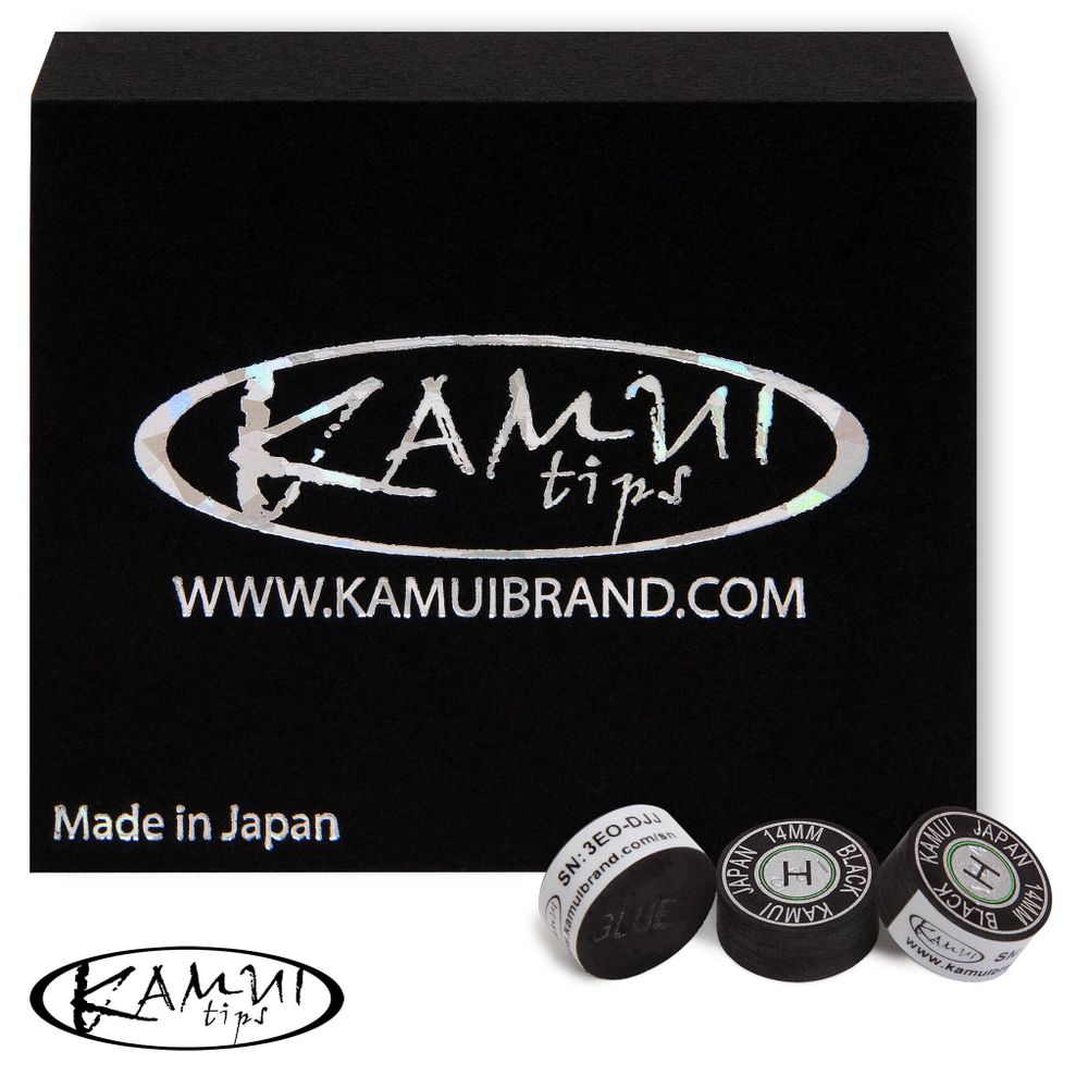 Наклейка для кия Kamui Black ø14мм Hard 1шт.