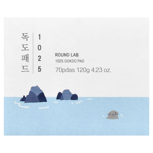 Round Lab, 1025 Dokdo Pad, 70 таблеток, 120 г (4,23 унции)