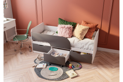 Кровать детская Стандарт КР-22 NEW, Белый, Серый