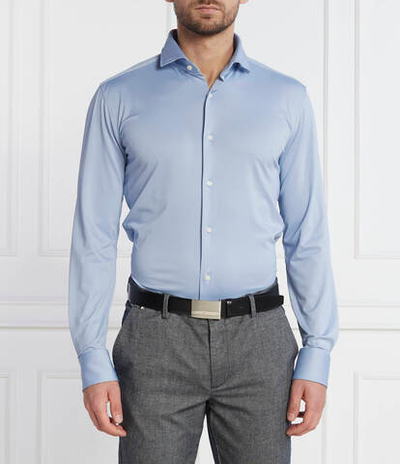 Рубашка P HANK spread C BOSS BLACK - голубой(50503533)
