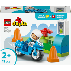 LEGO DUPLO - Синий полицейский мотоцикл 10471