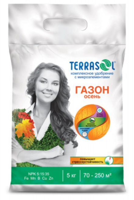 Удобрение TerraSol Газон Осень 5кг Фаско