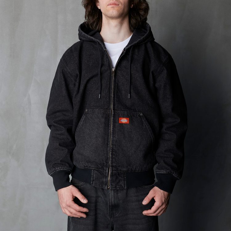 Куртка мужская Dickies Hooded Denim Jacket  артикул:DK0A89FBL241 - купить в магазине Дайс