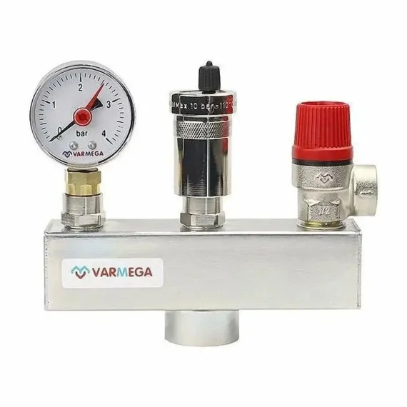 Группа безопасности котла 1", 3 бар, сталь, до 50 кВт Varmega