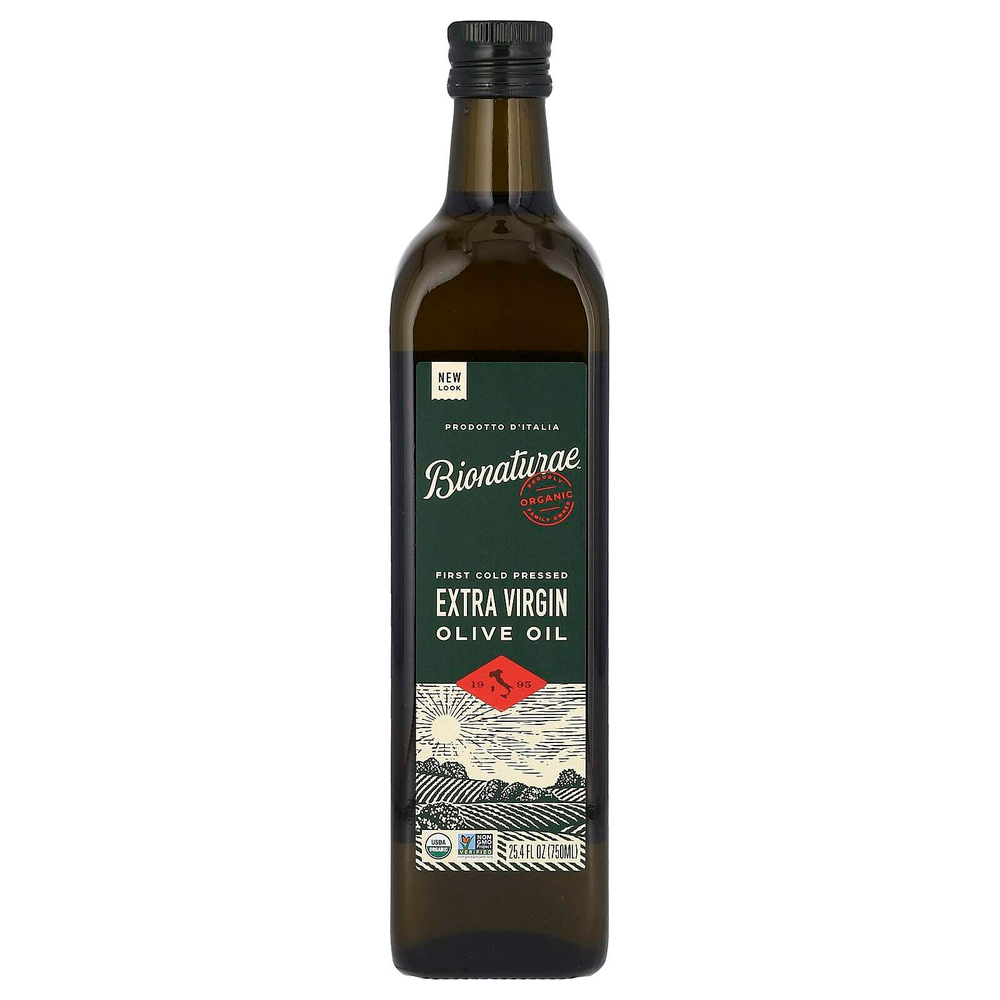 Bionaturae, Оливковое масло холодного отжима, 750 мл (25,4 жидк. унц.)