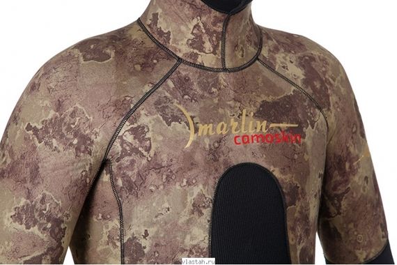 Гидрокостюм Marlin Camoskin Oliva 9 мм куртка
