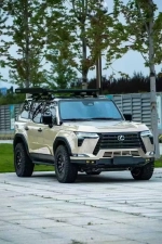 Силовой бампер для Lexus GX550 2024+ Лексус защита бампера обвес дуга защита днища