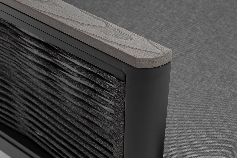 "Париж" модульная лаунж-зона садовая, цвет серый