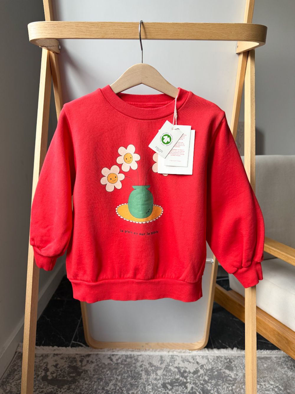 Новый хлопковый свитшот Tinycottons, 104