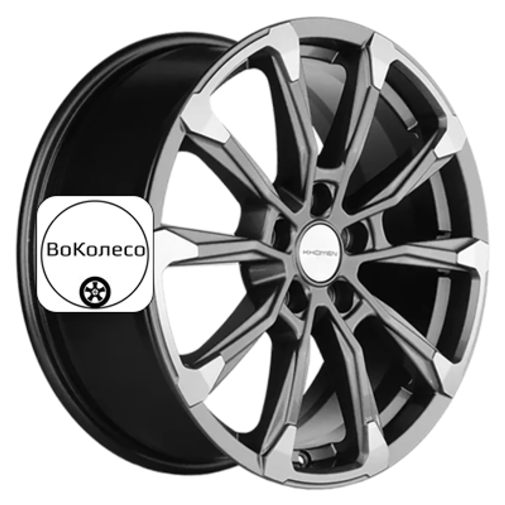 7,5x18/5x114,3 ET37 D66,5 KHW1808 (Jolion) Gray-FP Khomen Wheels