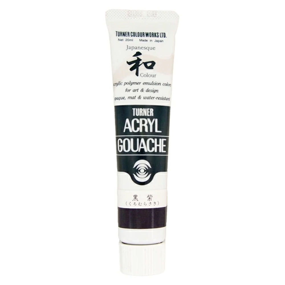 Акриловая гуашь Turner 20 мл. Japanesque Black Purple