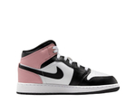 Баскетбольные детские кроссовки Air Jordan 1 Mid (GS) Pink