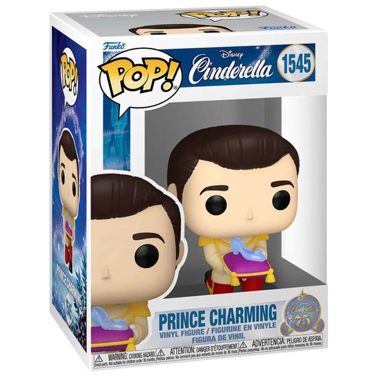 Фигурка Funko POP! Disney Cinderella 75th Prince Charming (1545) 83459 / Фигурка Фанко ПОП! по мотивам мультфильма "Золушка", Прекрасный Принц