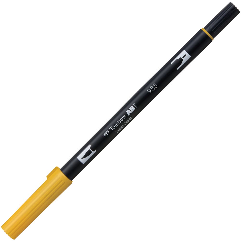 Tombow ABT Dual Brush Pen: 985 Chrome Yellow