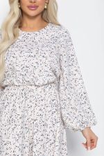 Платье Трепетная нежность (бело-бежевое) П12456-8 LT Collection