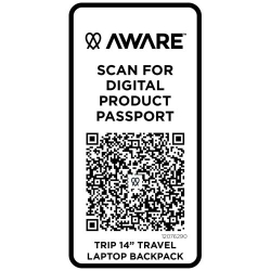 Trip 14” Aware™ рюкзак для ноутбука из переработанного материала объемом 9 л