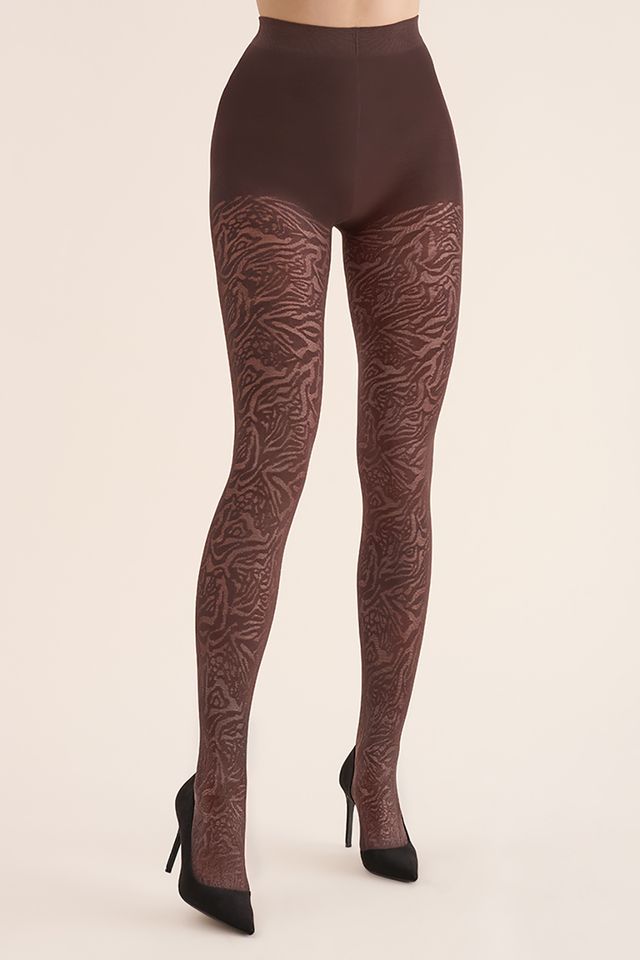 Плотные колготки с необычным рисунком Cameo