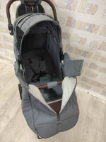 Коляска прогулочная Baballo Future 2024 серая (белая рама)