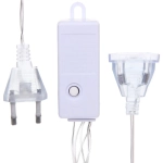 Гирлянда для дома ЗАНАВЕС 3м*3м 900 ламп LED «Мишура», IP-20, 8 режимов. Теплый белый (возможность соединения)