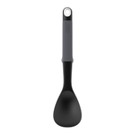 Набор из 6 кухонных инструментов Elevate с щипцами на подставке серый