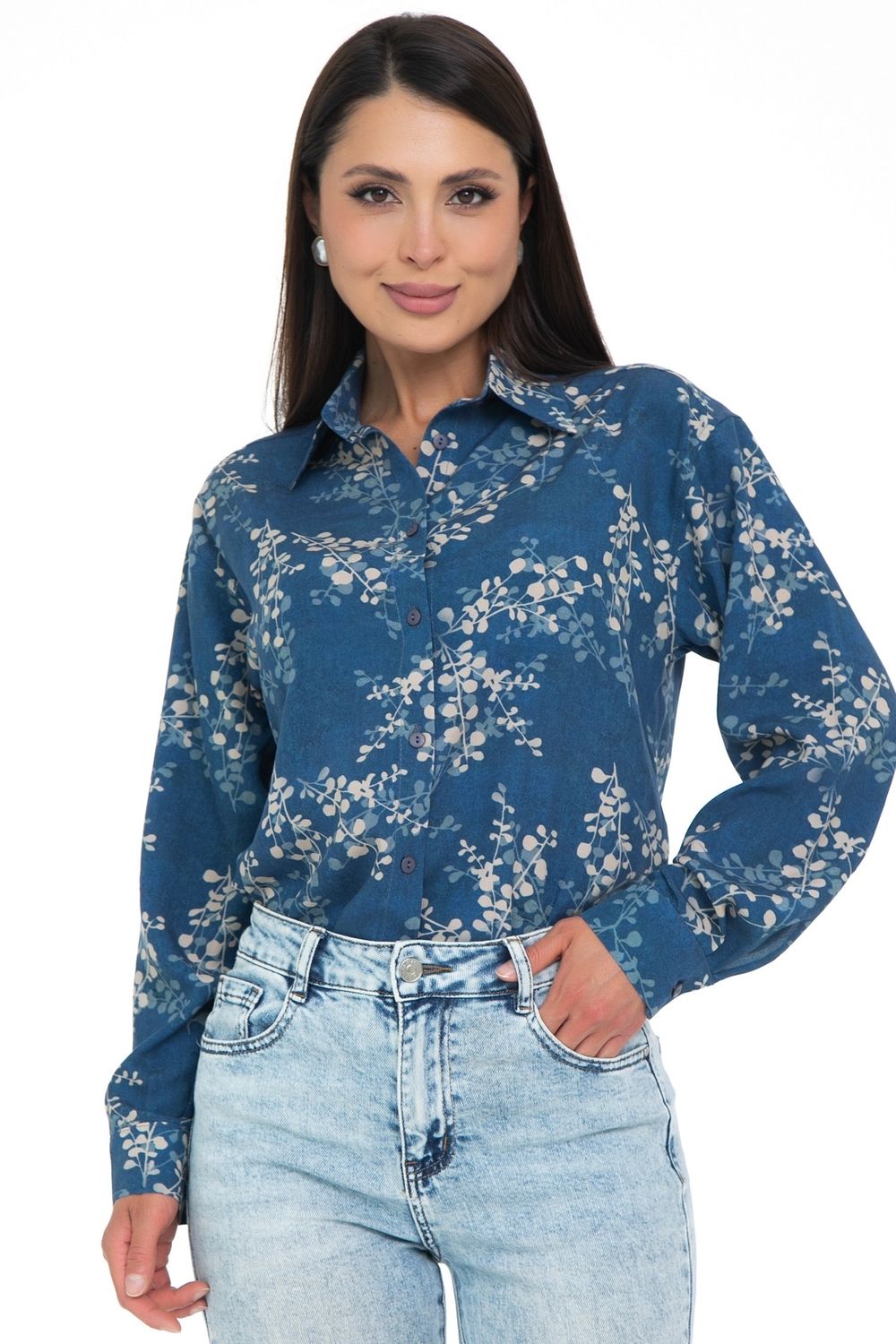 Рубашка Отличная Хит (джинс) Diolche