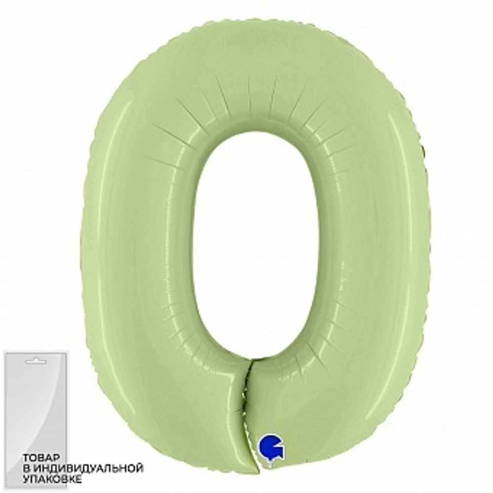 Г ЦИФРА 0  40" Сатин Оливка