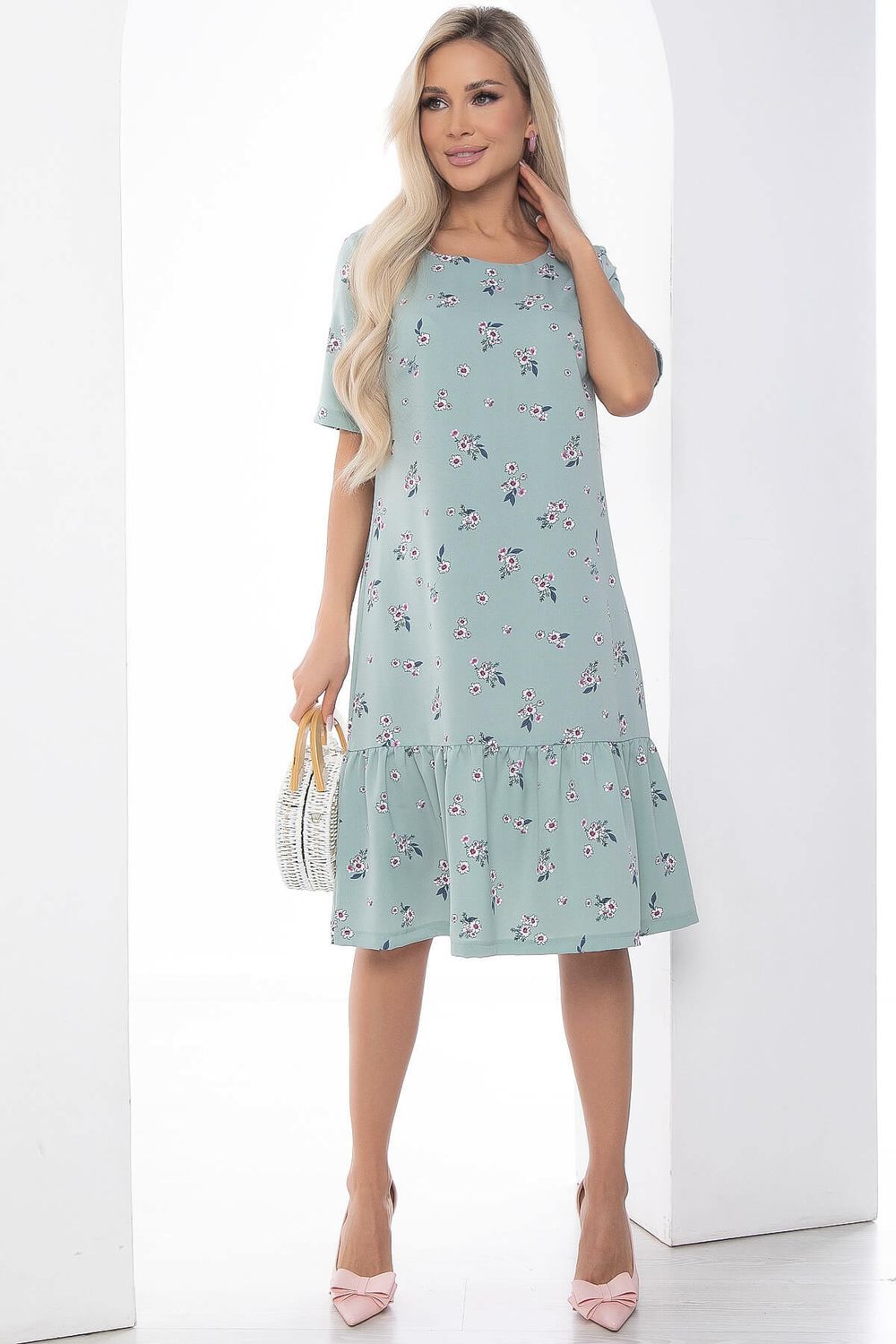 Платье "Эжени" (мята) П8991 LT Collection