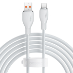 Type-C Кабель Baseus Pudding Fast Charging USB to Type-C 100W 2m - White