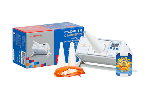 Облучатель ультрафиолетовый кварцевый с таймером ОУФК-01-1М Солнышко